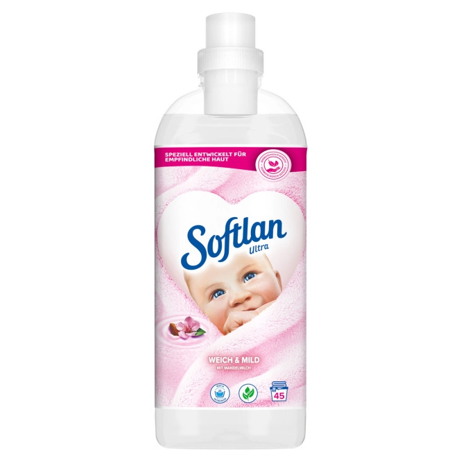 Softlan Ultra Weichspüler Weich & Mild 1L 45WL