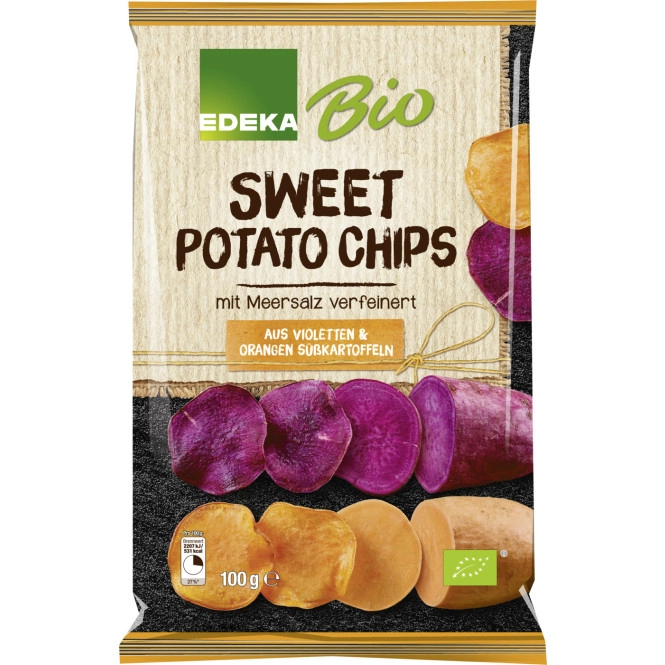 EDEKA Bio Sweet Potato Chips 100G