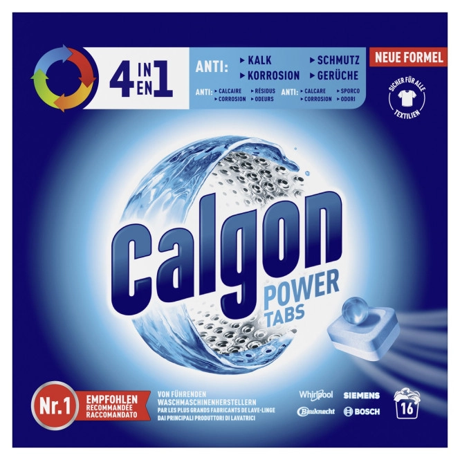 Calgon Power Tabs 4in1 16Tabs