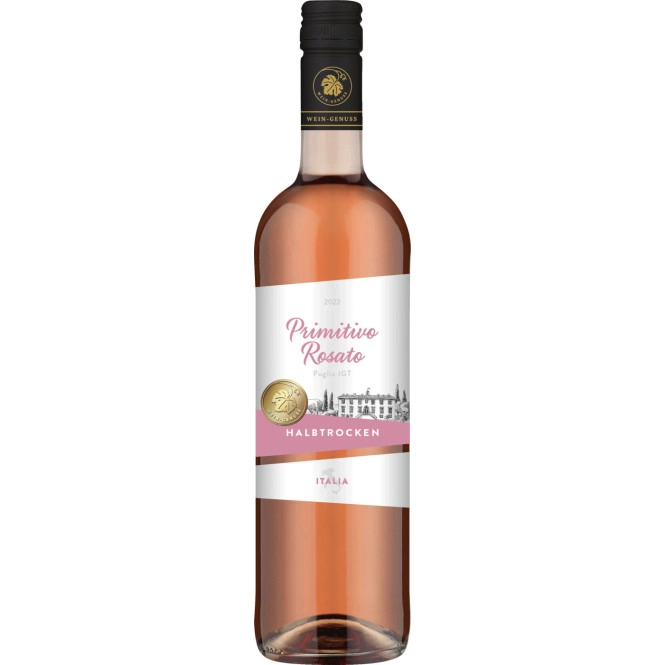 Rheinberg Kellerei Primitivo Rosato Puglia halbtrocken IGT 0,75L