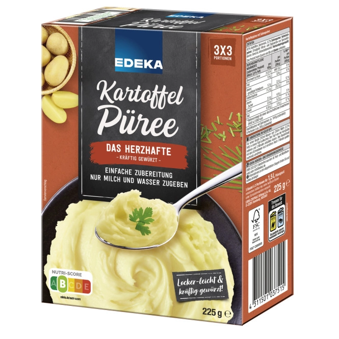 EDEKA Kartoffelpüree Das Herzhafte 225G