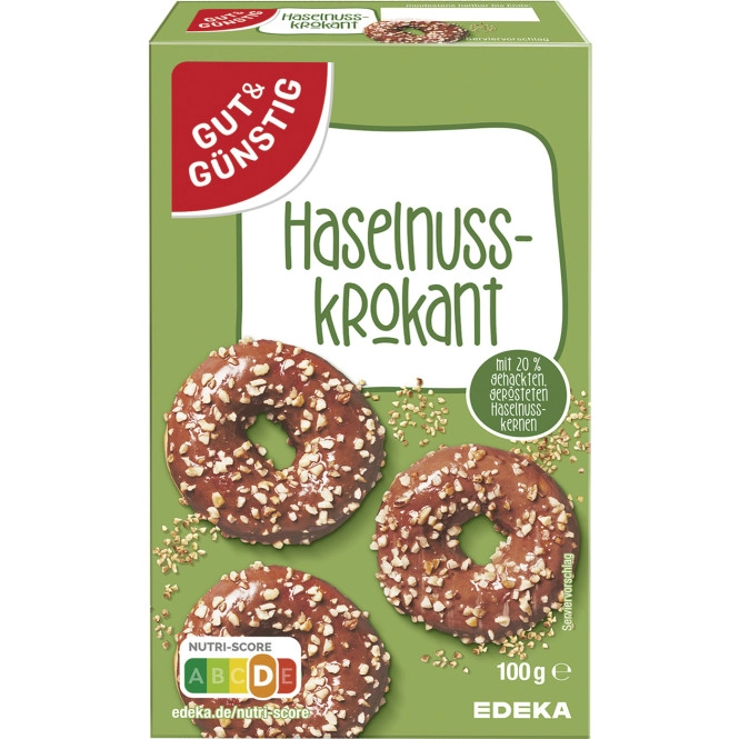 Gut & Günstig Haselnuss Krokant 100G