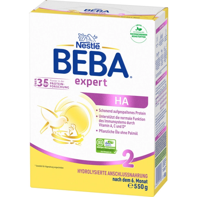 Nestlé Beba Expert HA2 Folgenahrung nach dem 6.Monat 550G