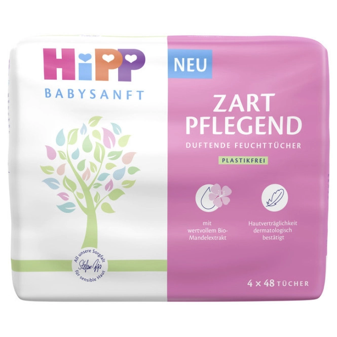 Hipp Babysanft Feuchttücher zart pflegend 4x 48ST