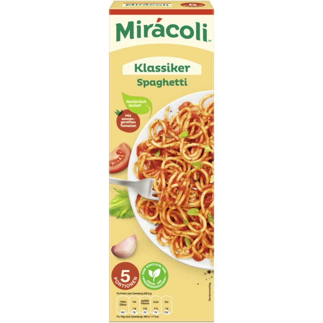 Miracoli Spaghetti Klassiker 5 Portionen 610,4G