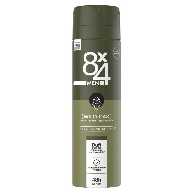 8x4 Deospray No.8 Wild Oak 150ML