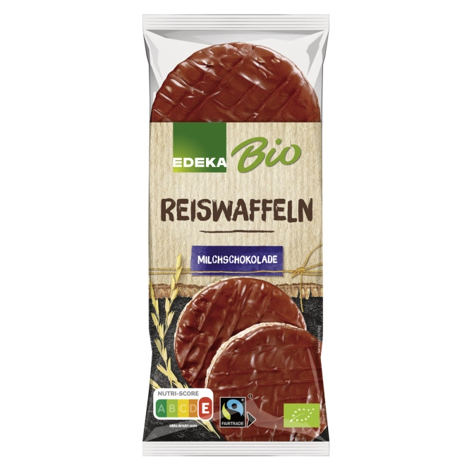 EDEKA Bio Reiswaffeln Milchschokolade 100G