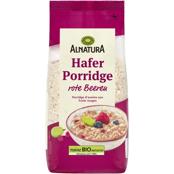 Alnatura Bio Hafer Porridge rote Beeren 500G