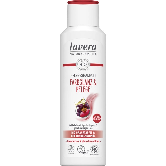 lavera Naturkosmetik Pflegeshampoo Farbglanz & Pflege 250ML