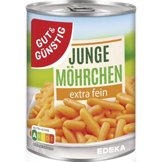 Gut & Günstig Junge Möhrchen extra fein 400G