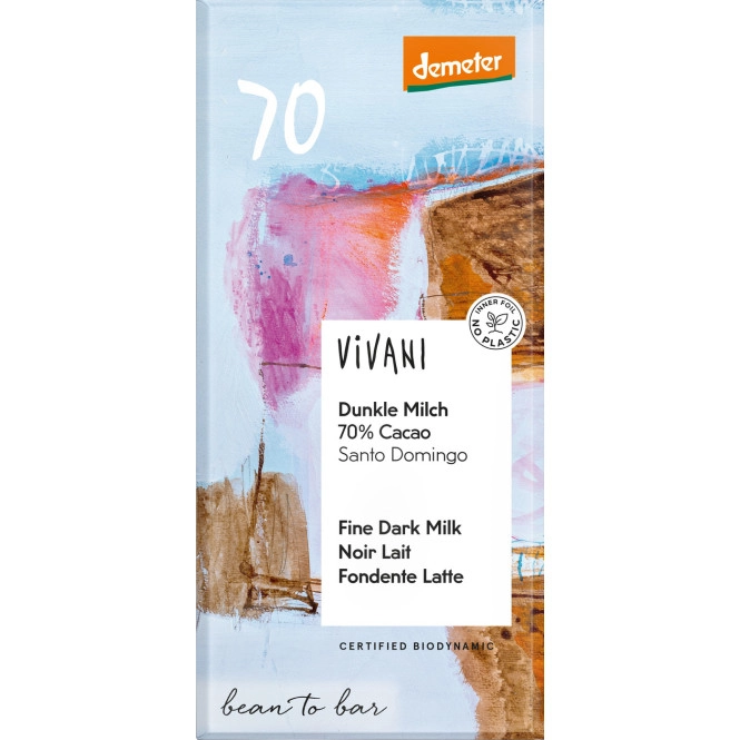 Demeter Vivani Dunkle Milch 70% 90G