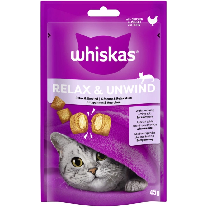 Whiskas Relax & Unwind mit Huhn 45G