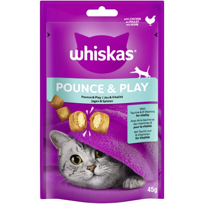 Whiskas Pounce & Play mit Huhn 45G