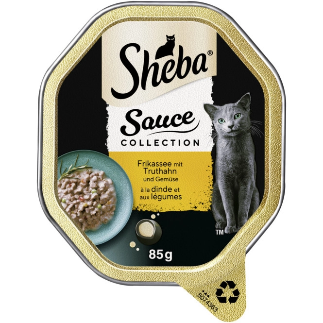 Sheba Sauce Collection Frikassee mit Truthahn und Gemüse 85G