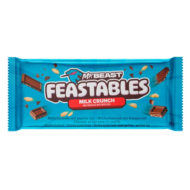 Mr Beast Feastables Milk Crunch 60G