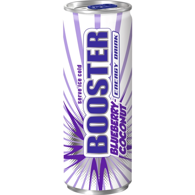 Booster Energydrink Blueberry-Coconut 0,33L