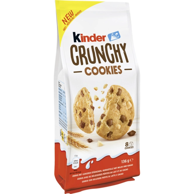 Ferrero Kinder Crunchy Cookies 136G