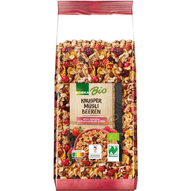 EDEKA Bio Knuspermüsli Beeren 500G