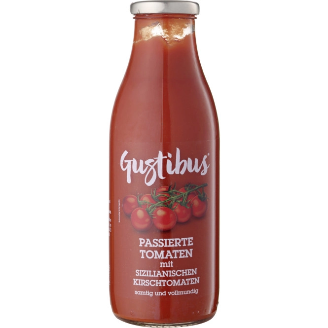 Gustibus Passierte Tomaten mit Sizilianischen Kirschtomaten 500G