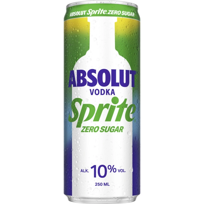 Absolut Vodka Sprite Zero Sugar 0,25L