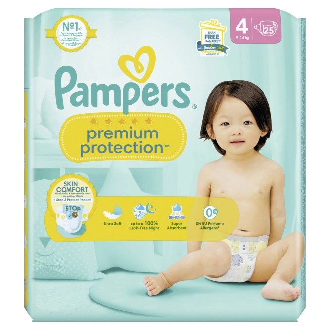 Pampers Windeln Premium Protection Maxi 9-14kg Gr.4 25ST