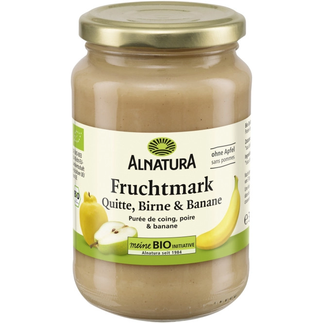 Alnatura Bio Fruchtmark Quitte, Birne & Banane 360G