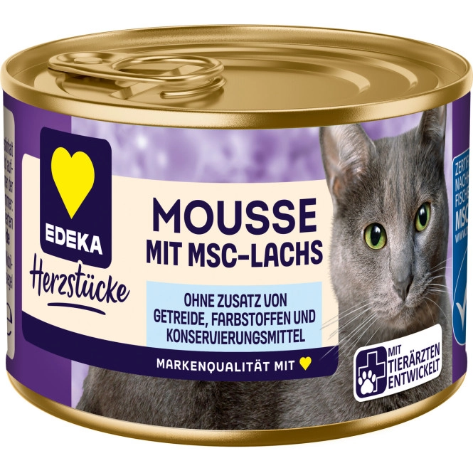 EDEKA Herzstücke Mousse mit MSC-Lachs 85G