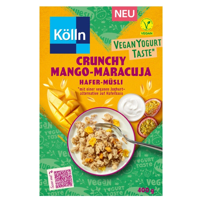 Kölln Crunchy Mango-Maracuja Hafer-Müsli 400G