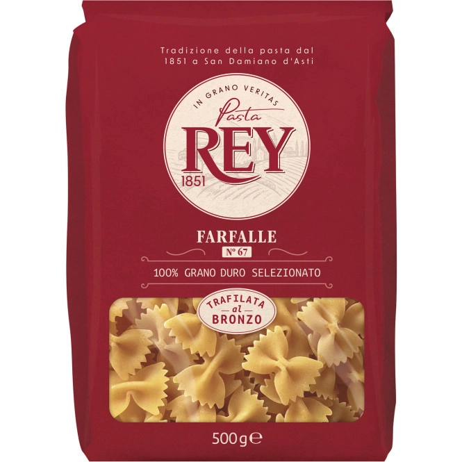 Pasta Rey Farfalle No 67 500G