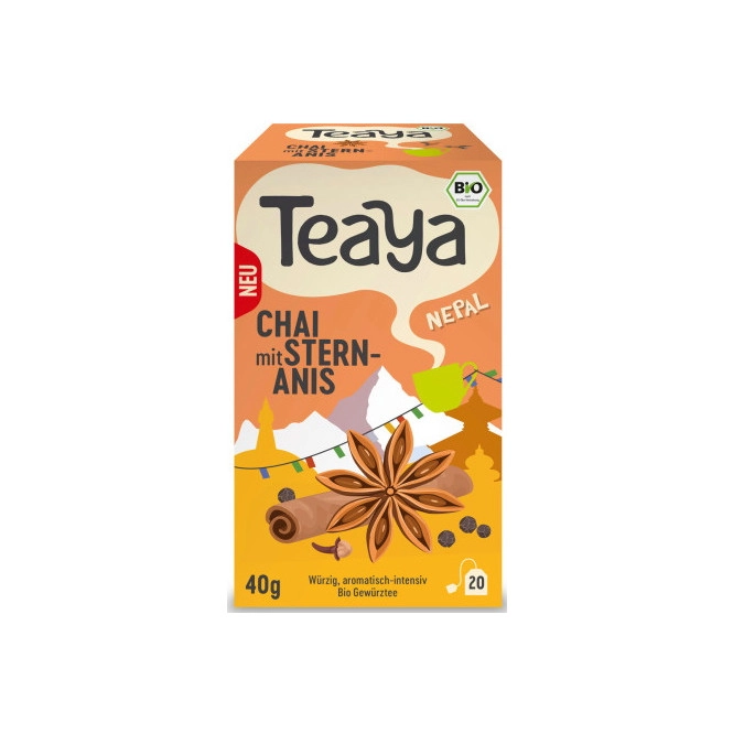 Bad Heilbrunner Teaya Chai mit Sternanis Nepal 20ST 40G