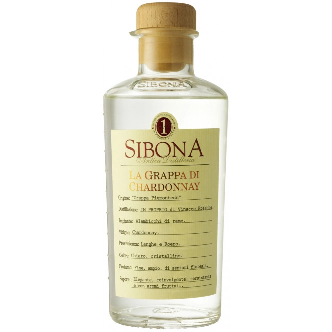 Sibona Grappa di Chardonnay 0,5L