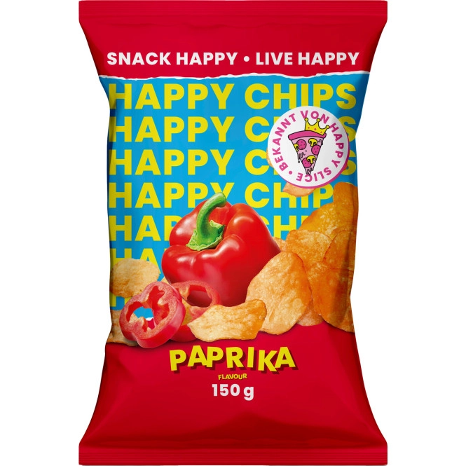 Happy Slice Happy Chips Paprika 150G