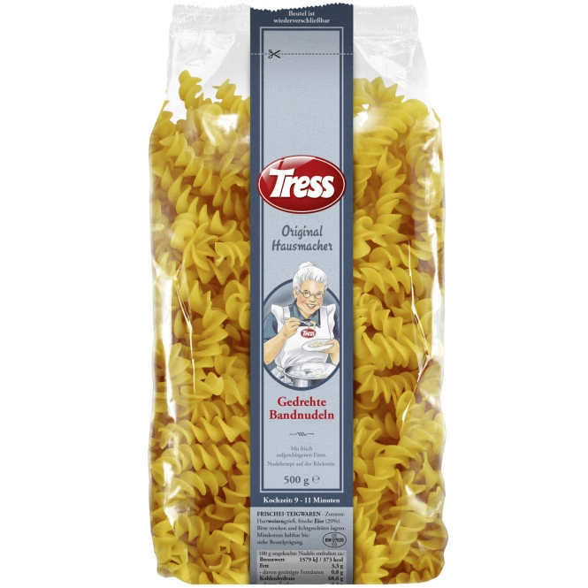 Tress Original Hausmacher gedrehte Bandnudeln 500G