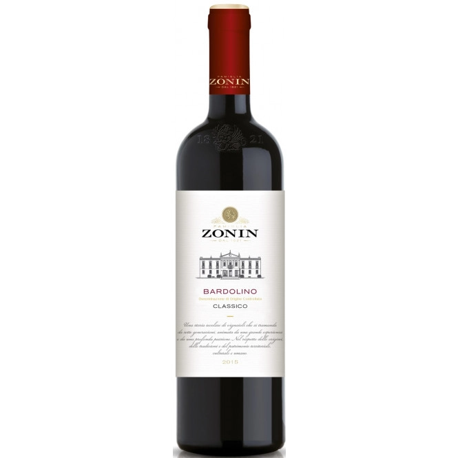 Zonin Bardolino Classico Rotwein 0,75L