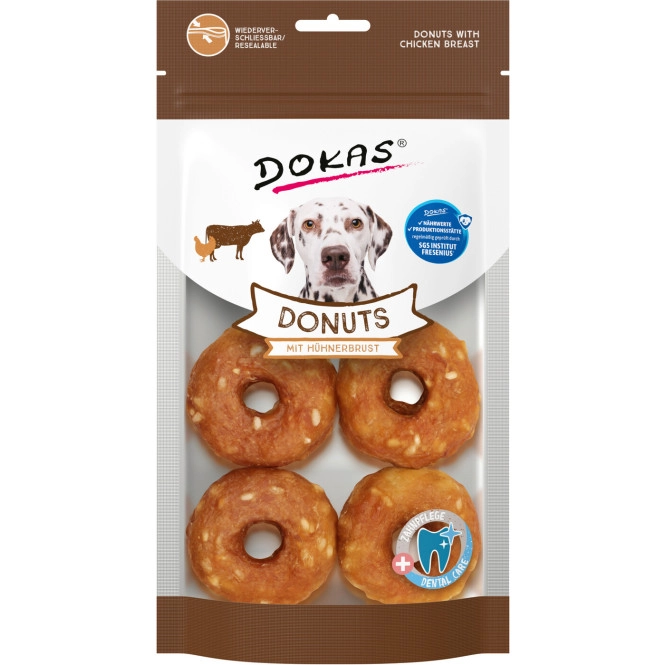 Dokas Donuts mit Hühnerbrust 160G