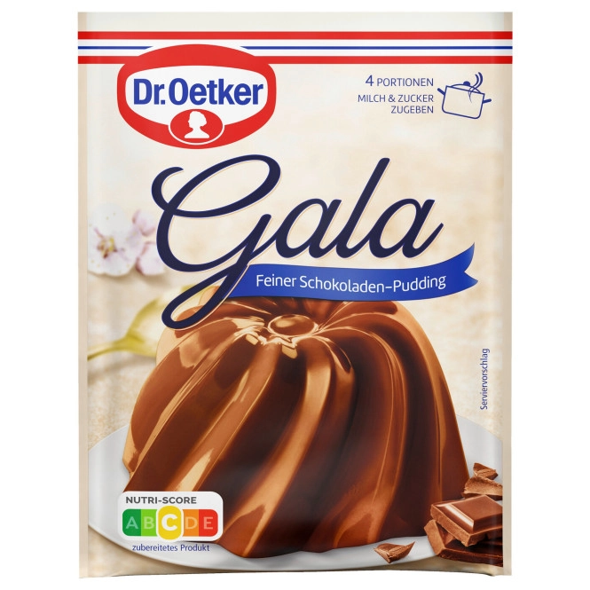 Dr.Oetker Gala Feiner Schokoladen-Pudding 2ST 100G