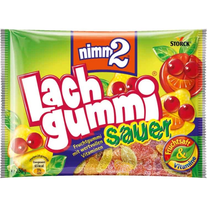 Storck Nimm2 Lachgummi Sauer 250G