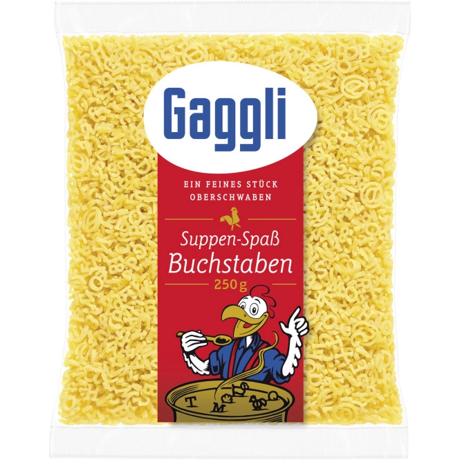 Gaggli Frischeier-Buchstaben 250G