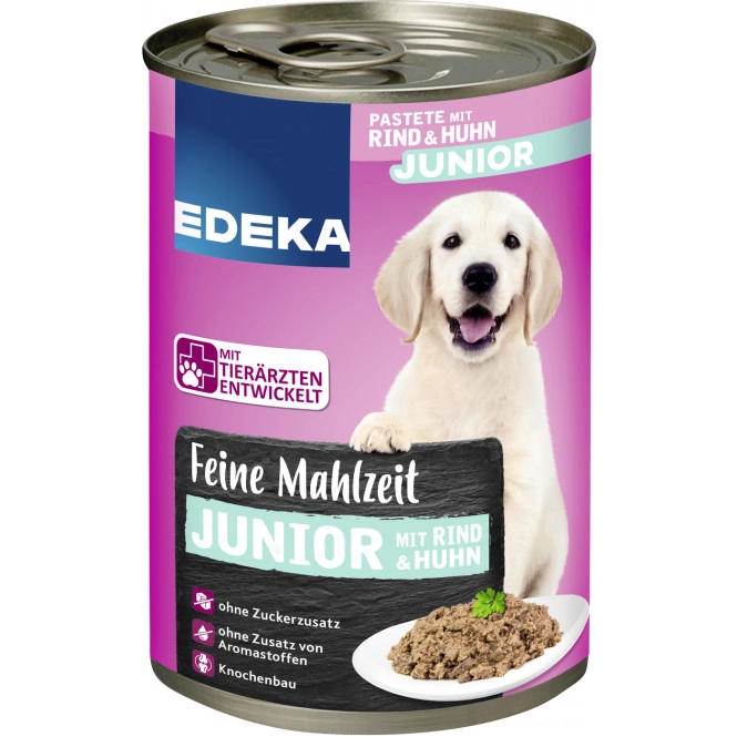 EDEKA Feine Mahlzeit Junior mit Rind & Huhn 400G