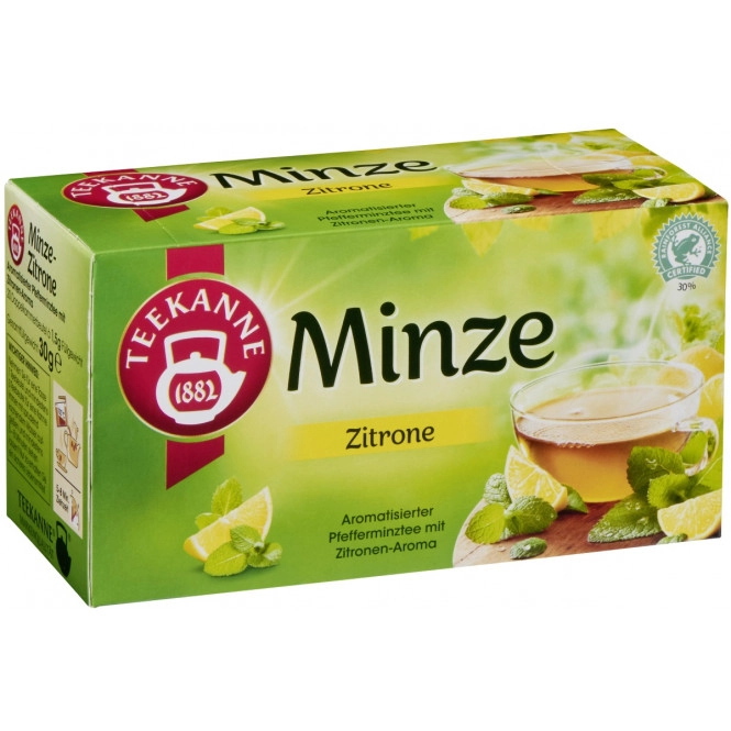 Teekanne Spritzige Minze Zitrone 20ST 30G