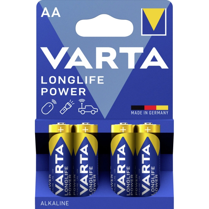 Varta Longlife Power Mignon AA Batterien 4ST