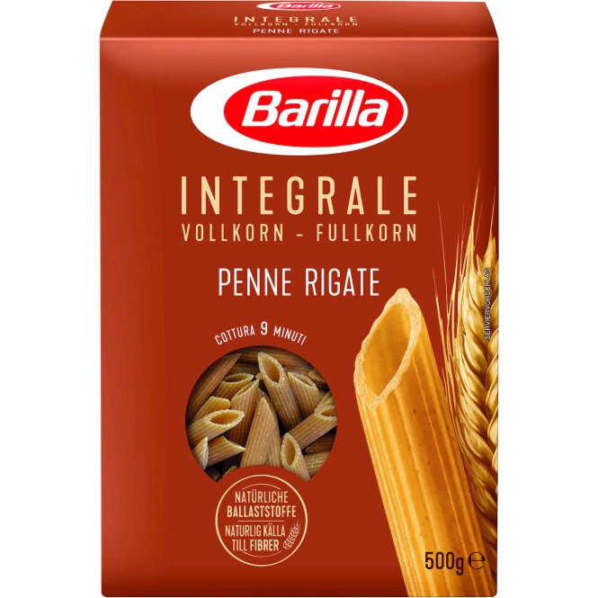 Barilla Nudeln Pennette Rigate Integrale Vollkorn 500G