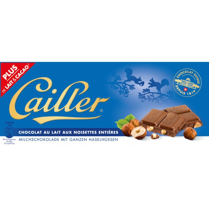 Cailler Milch-Nuss-Schokolade 100G