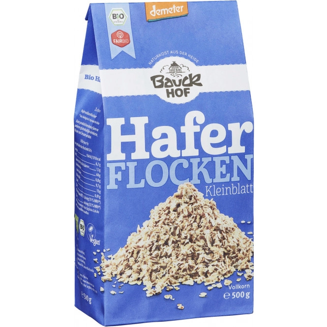 Bauckhof Demeter Bio Haferflocken Kleinblatt 500G