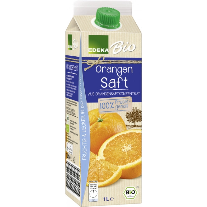 Edeka Bio Orangen Saft 1L