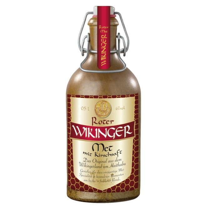 Wikinger Met Rot im Tonkrug mit Kirschsaft 0,5L