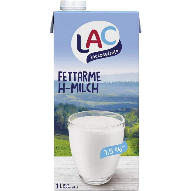 LAC lactosefrei Fettarme H-Milch 1,5% 1L