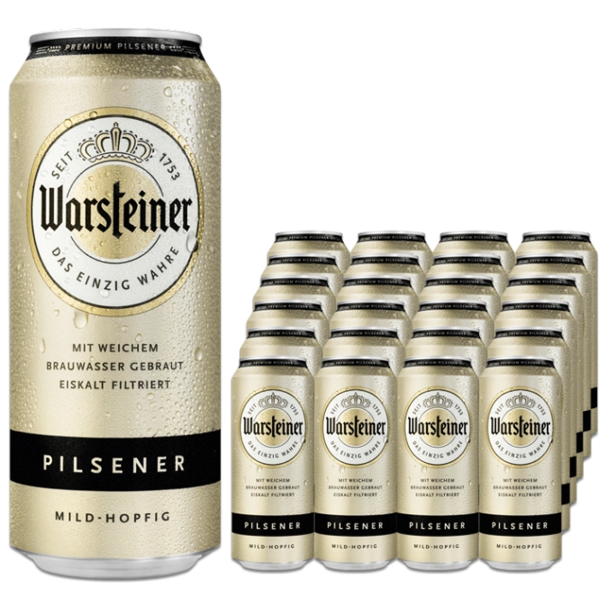 Warsteiner Premium Pilsener 24x0,5L