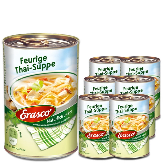 Erasco Feurige Thai-Suppe 6x390ML