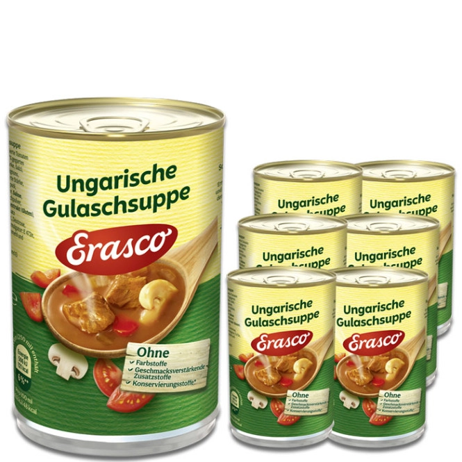 Erasco Ungarische Gulaschsuppe 6x390ML